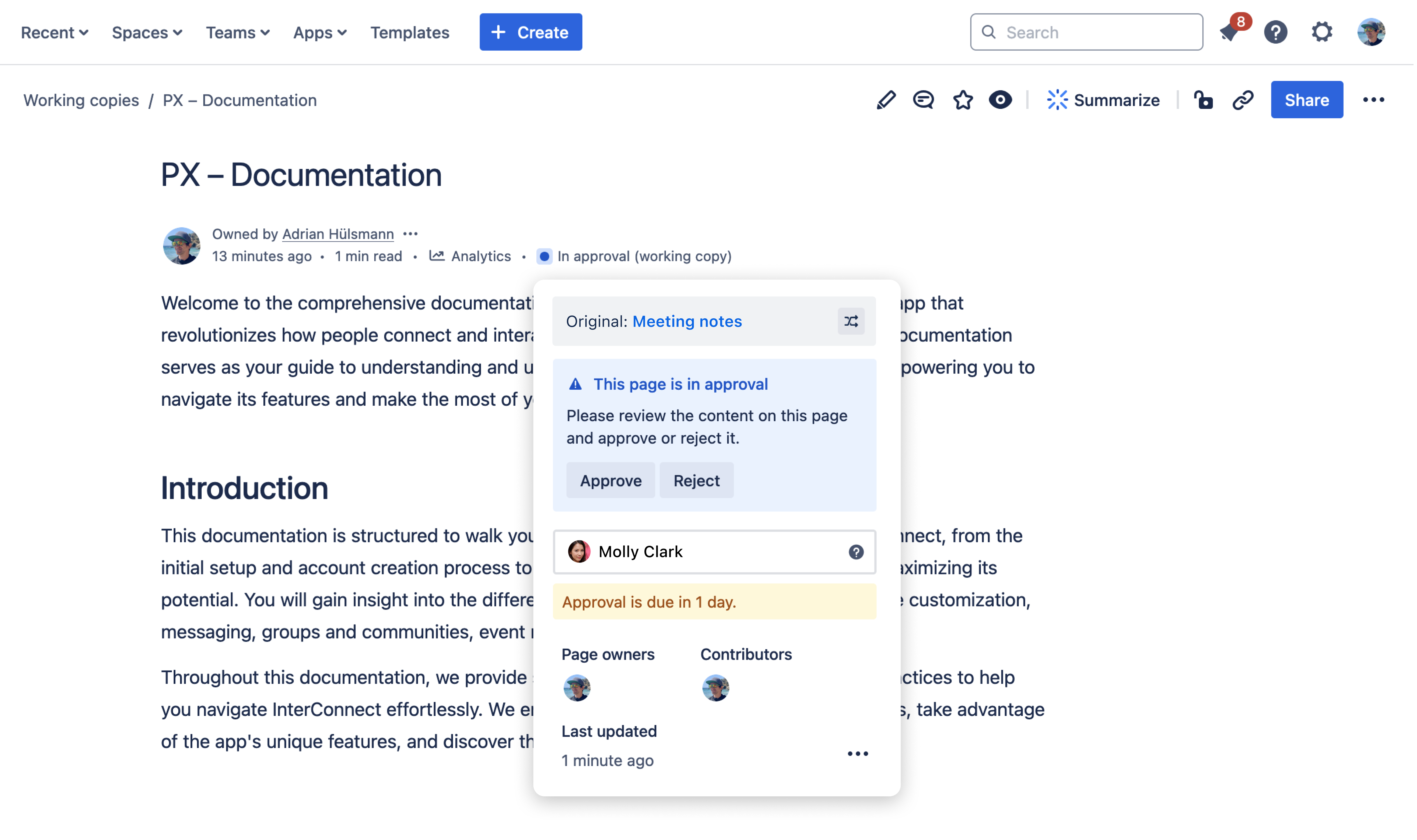 Breeze approval workflows