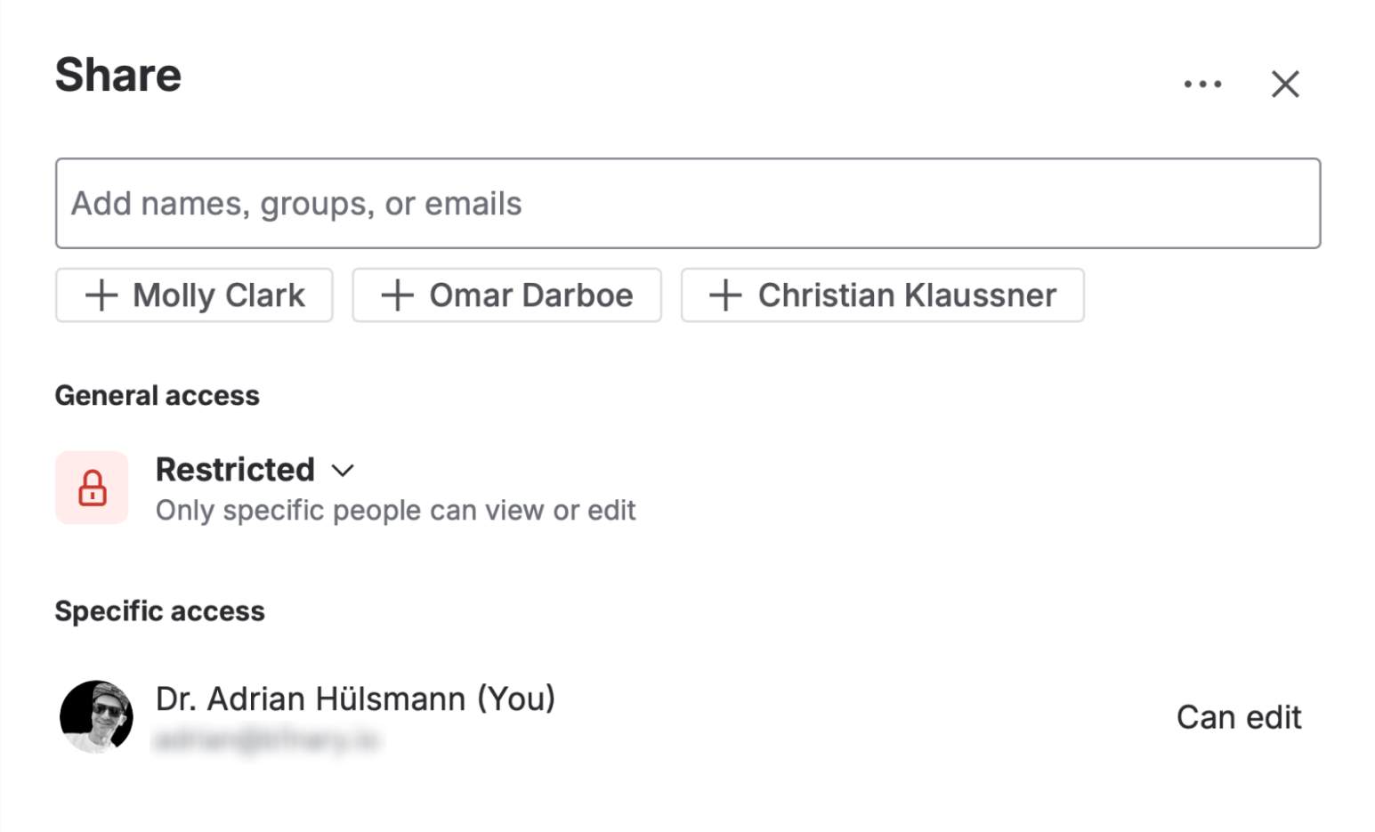 The content restrictions dialogs