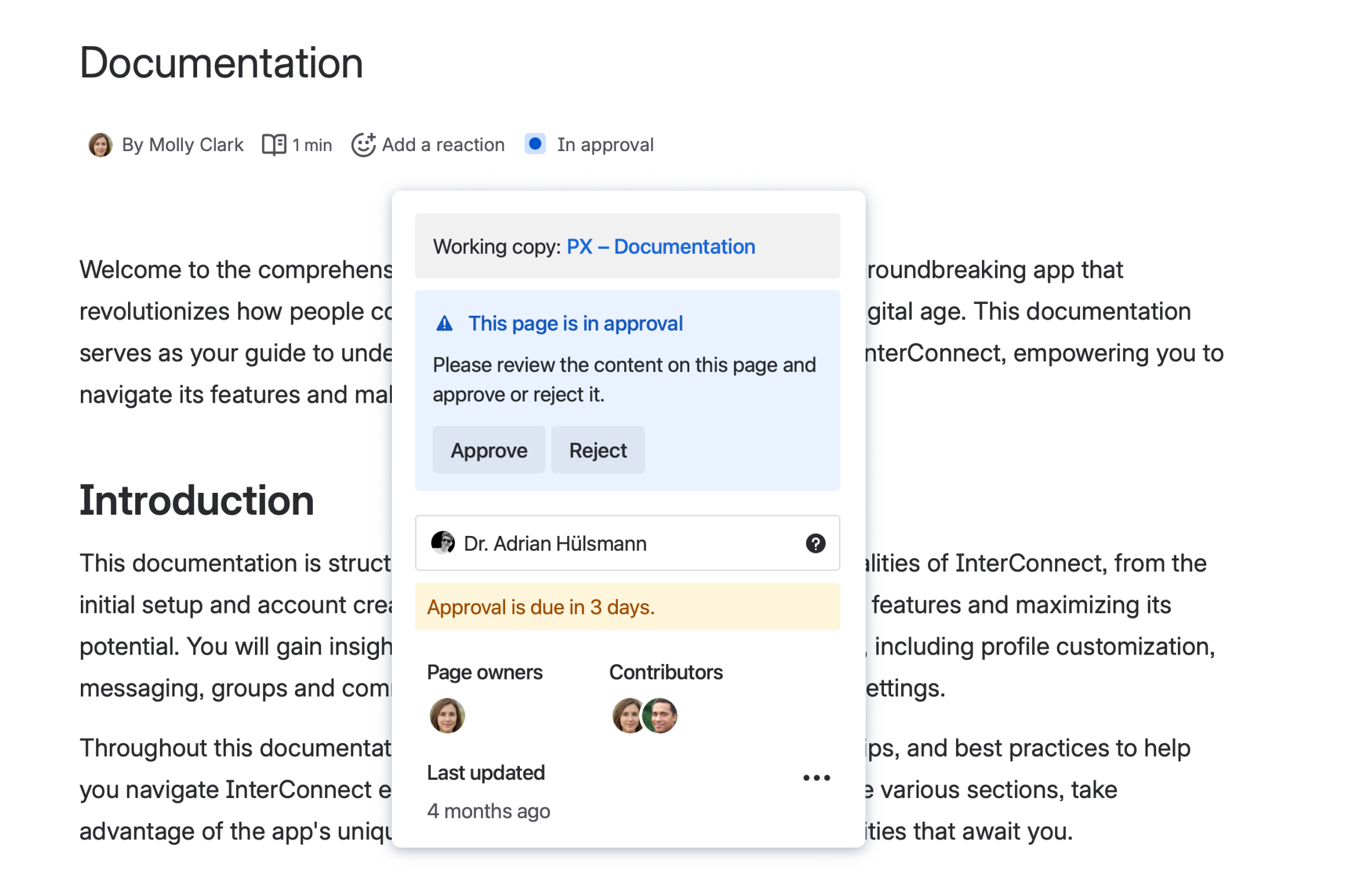 Breeze approval workflow